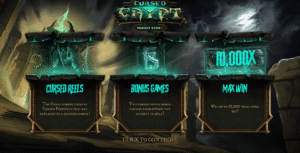Cursed Crypt gokkast, Hacksaw Gaming slot, online gokkast Egypten, Free Spins Cursed Crypt, Wild symbool, gokkast review, vervloekte farao, gokkast met bonus kopen, hoge volatiliteit gokkast, online casino spellen