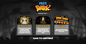 Fear the Dark gokkast, Hacksaw Gaming slot, Cluster Pays gokkast, Free Spins Fear the Dark, The Man in the Moon, gokkast review, cartoonachtige gokkast, mobiele gokkasten, unieke bonusfeatures, online casino spellen
