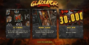 Gladiator Legends gokkast, Hacksaw Gaming slot, Champions of the Arena, Unleash the Beast feature, VS symbool, online gokkast review, 5x4 slot, Romeinse gokkast, Cluster Pays alternatief, bonus buy optie