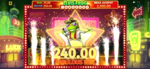Elvis Frog in Vegas Wins