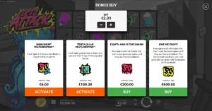OCTO ATTACK slot Feature Buy