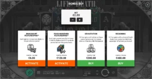 Life and Death Bonus buy