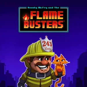 Flame Busters, Thunderkick gokkast, online gokkasten, gratis spins, retro video game, Fire Symbool, Wild Symbool, gokkast review, 243 manieren om te winnen, Fire Drill Bonus, nostalgische gokkast, gokkasten met hoge uitbetalingen.