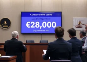 Curaçaos Online Casino Moet 28K Lappen na Rechterlijke Tik op de Vingers