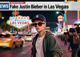 Fake Justin Bieber Optreden in Las Vegas Eindigt in Chaos en Ban