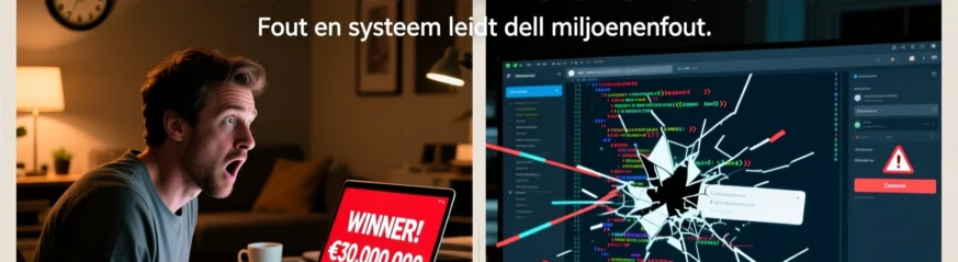 €30 Miljoen Jackpot door Softwarefout