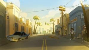 Donut Division slot background