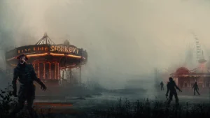 Rotten slot background