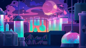 Twisted Lab slot background